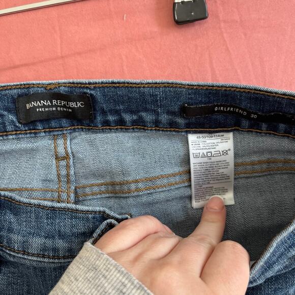 Banana Republic Girlfriend Jeans Size 30 - Picture 2 of 4